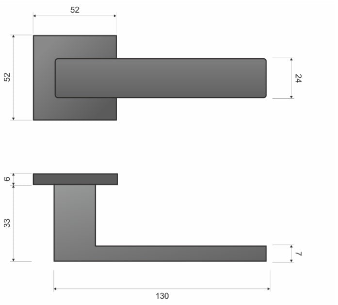 Klamka Infinity Line Cavo Fit