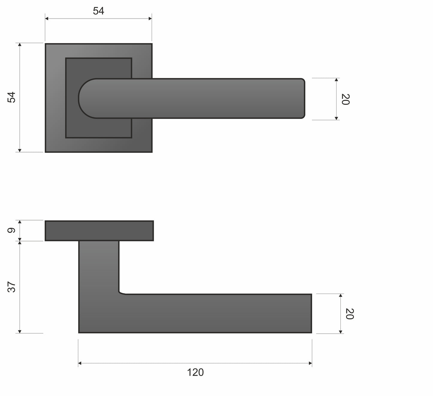 Klamka Infinity Line Karo